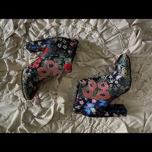 Sam Edelman Floral Booties